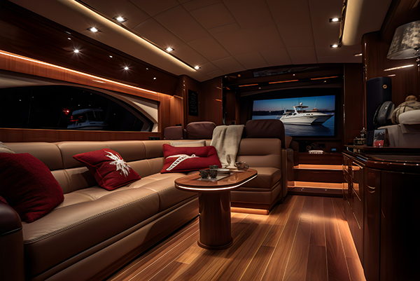 Luxury Yacht Cabin